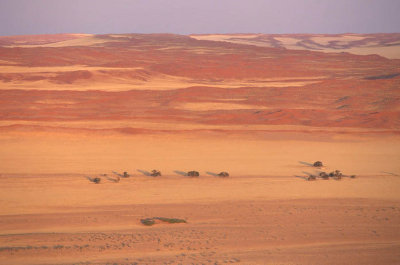 Dunes in red