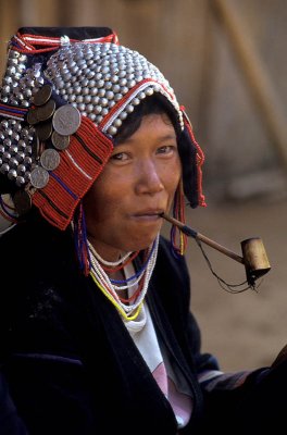 Red Akha woman