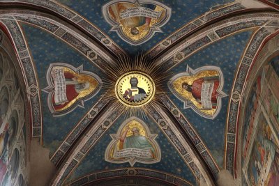 Chapel's ceiling in Santa Croce Church
