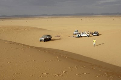 Early morning at the desert