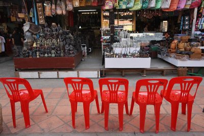 The husband's chairs, Siem Reap