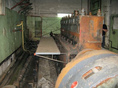 Ex-Soveit nuclear missle base - Submarine engine converted into a generator (Near Plunge, Lithuania)