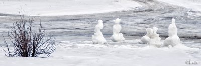 Worried Snow People
