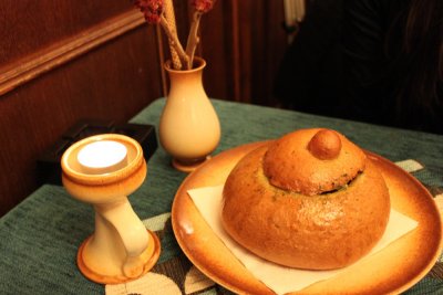 soup in bread 麵包盅湯