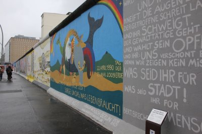 柏林圍牆遺跡 Berlin Wall (now becomes Graffito wall)
