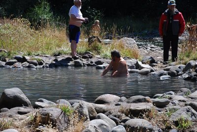DON LOVED SOAKING IN THE NATURAL THERMO SPRINGS SCATTERED THROUGHOUT THE CASCADES EAST OF EUGENE