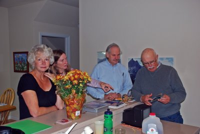 WE HAD SEVERAL DINNER PARTIES WITH OLD FRIENDS FROM MADISON AND BELLEVILLE
