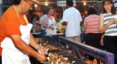 ALL THE FOOD AT THE ST. MARY'S OYSTER BAKE IS PREPARED BY 7,000 VOLUNTEERS