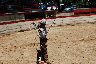 HE WAS AS GOOD ON HIS HORSE'S BACK AS ON THE GROUND