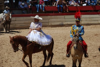 AND THEN KING ANTONIO WAS GREETED BY THE QUEEN