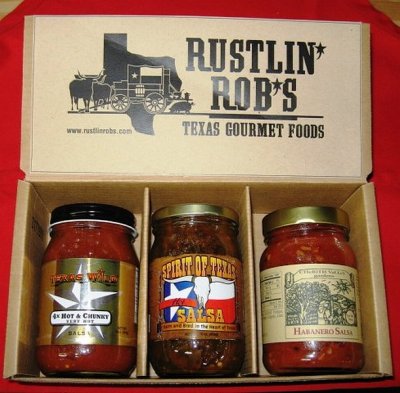 RUSTLIN' ROB'S DOES A TREMENDOUS MAIL ORDER BUSINESS WITH COUNTLESS COMBINATIONS OF GIFT BOXES AND BASKETS