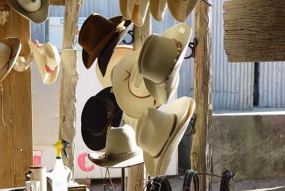 TEXAS TEN GALLON AND STETSON HATS ARE VERY POPULAR AND VERY EXPENSIVE