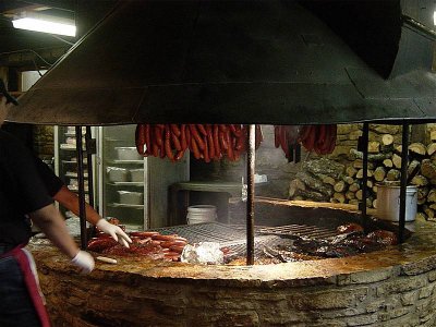 THE MAIN PIT AT THE SALT LICK IS ITS CENTERPIECE AND IT IS MASSIVE
