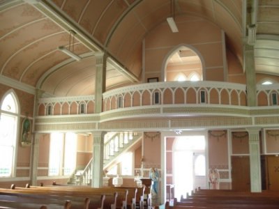 THE BALCONY COULD ACCOMMODATE  A HUGE CHOIR