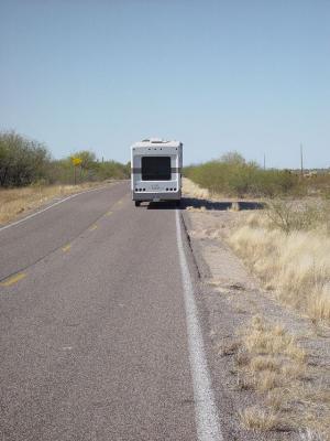 ON THE ROAD THROUGH THE TOHONO O'ODHAM RESERVATION