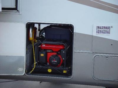 THIS IS OUR 5,000 WATT GENERATOR WE USE WHEN BOONDOCKING