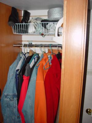 WE USE THE UTILITY ROOM AS A CLOSET; WASHER AND DRYER HERE SOMEDAY