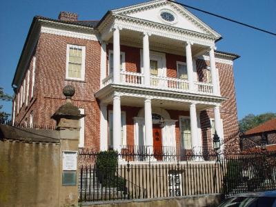 ONE OF THE MANY STATELY HOMES  ALONG THE WATERFRONT