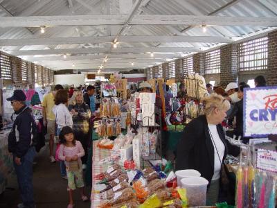 THE OPEN MARKET IS FAMOUS AND SARA WAS IN THE MOOD TO SHOP