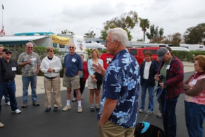 WE GOT SOME LAST MINUTE INSTRUCTIONS FROM JIM AND POLLY