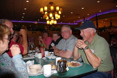 WE DINED TOGETHER THE FIRST NIGHT TO GET ACQUAINTED
