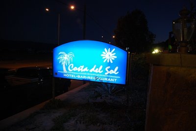 WHEN WE STAYED IN A CITY WE OFTEN DINED AT A LOCAL RESTAURANT.....