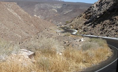 WINDING DOWN DEVIL'S GRADE-KEEP YOUR RPMS UP SO YOUR TRANSMISSION DOESN'T OVER HEAT AND BRAKE SLOWLY AND OFTEN