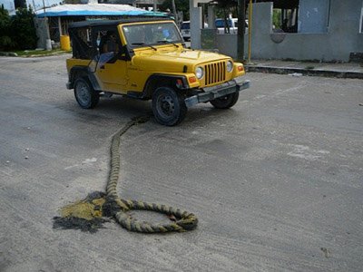 SOMETIMES A TOPE IS A HUGE ROPE