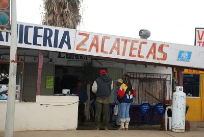 IT SEEMS THAT THERE IS A LINE AT EVERY FOOD STAND AND THERE ARE A LOT OF THEM IN THE BAJA