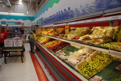 THIS WAS A MORE MODERN SUPERMARKET IN CABO SAN LUCAS