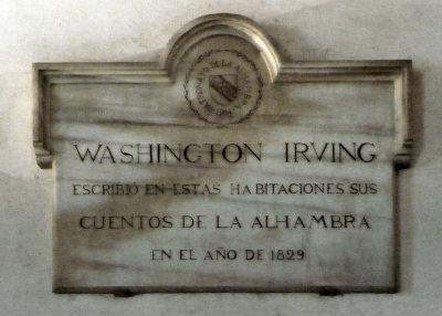 Washington Irving Slept Here.