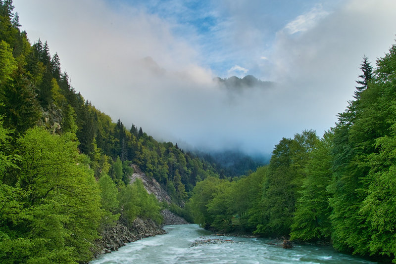 Morning Mist at Big Laba River