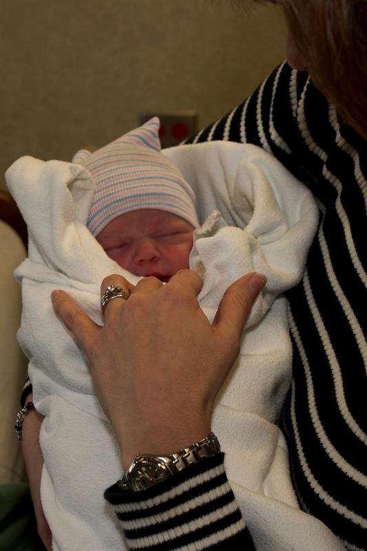 just a few minutes old