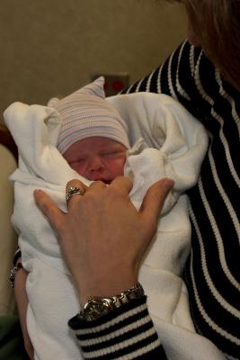 just a few minutes old