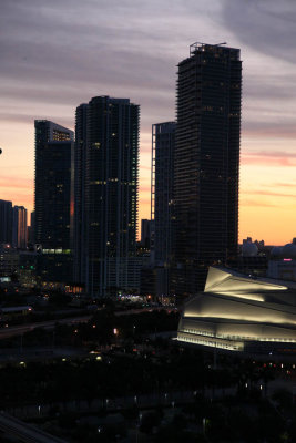 View from our hotel - Miami