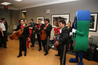 Mariachi Band during ribbon cutting ceremony