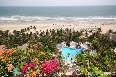 Beach in front of Fairmont Acapulco Princess Hotel