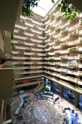 Lobby view of Fairmont Acapulco Princess Hotel