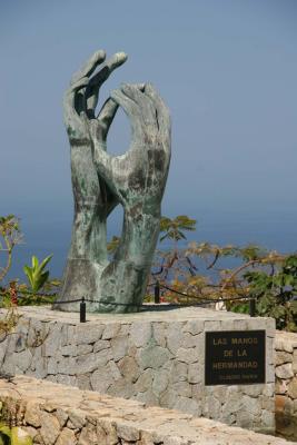 Sculpture at Chapel overlooking Acapulco