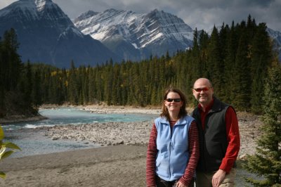 Ang & Dale on the Icefields Parkway
