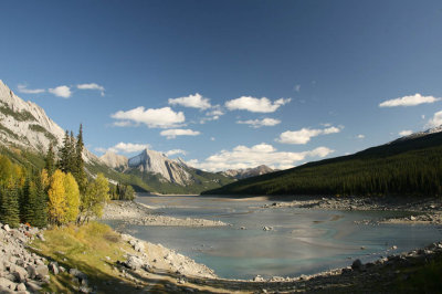 Medicine Lake in Jasper National Park