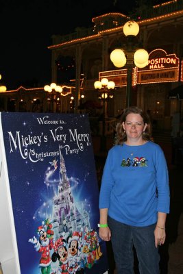 Angela at Mickey's Very Merry Christmas Party (Magic Kingdom)