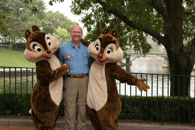 Dale with Chip and Dale