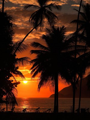 Sunrise in the beach / Amanecer en la playa