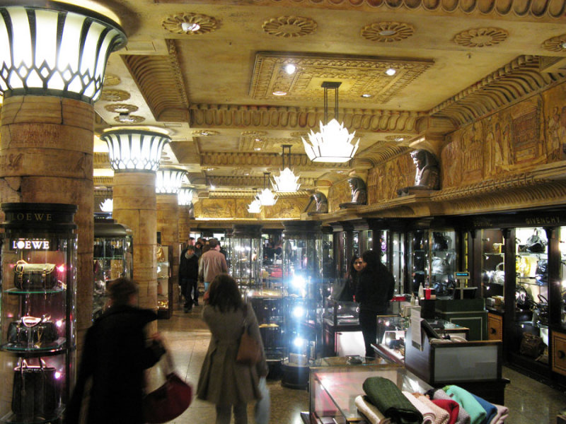Inside Harrods - Egyptian Motif