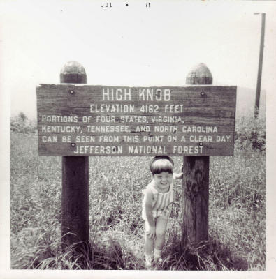 Charlie at High Knob, 1971