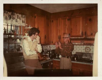 Bob and Charlie discussing something that's about this big, 1977