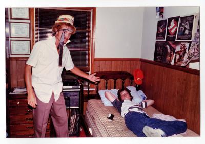 Billy and Charlie in Wise, circa 1985