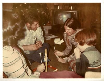 Lanie, Gary, Judy and Charlie, 1977