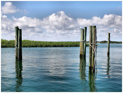 empty charter fishing boat slips